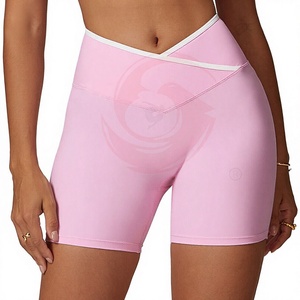 Shorts de Yoga para Mujer de Alta Calidad, con Logotipo y Diseño Personalizados, Shorts Deportivos de Yoga para Mujer, Servicio OEM - Product Image 1