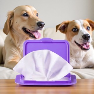 Natural Odor Removing Fragrance Free Premium Cat Dog Grooming 48 packs per box - Product Image 1