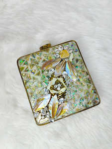 Handcrafted Designer Exclusive Brass MOP Clutch <b>Bag</b> for Ladies Luxury Wedding and <b>Party</b> Use Hot Selling in Qatar Dubai - Product Image 5