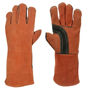Guantes DE TRABAJO reforzados Guantes de seguridad industrial anticalor de chispas de larga duración Soldadura de larga duración - Product Image 6