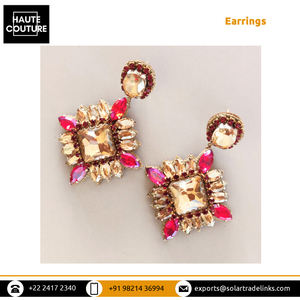 Pendientes colgantes de topacio y arcoíris para mujer y niña, piedras, hecho a mano, para fiesta y Noche - Product Image 3