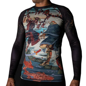 เสื้อแรชการ์ดแบบบีบอัดของผู้ชายมาใหม่ BJJ grappling rashguard แบบ2026 - Product Image 2