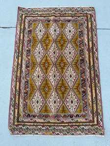 ชุดพรมพื้นที่แบบคลาสสิกสำหรับห้องนั่งเล่นการออกแบบลายดอกไม้แบบตะวันออกพรมผ้าฝ้ายซักได้สำหรับตกแต่งบ้าน - Product Image 2