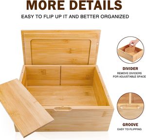 Large Natural Mangowood <b>Decorative</b> <b>Storage</b> <b>Box</b> Wooden Keepsake <b>Box</b> 10 x 8 x 4 with Magnetic Lid <b>for</b> Home <b>Storage</b> - Product Image 3