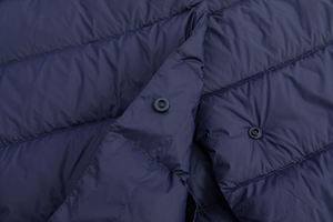 Veste matelassée légère pour hommes, manteau chaud de printemps à col haut, vêtements d'extérieur coupe-vent avec logo avant respirant ultra doux - Product Image 3