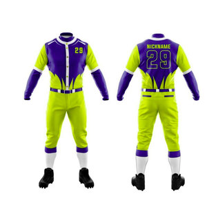 2025 personalizado su propio diseño béisbol Softball uniforme Pro equipo béisbol Jersey jóvenes béisbol Camisas Pantalones 2 piezas conjunto de uniforme - Product Image 1