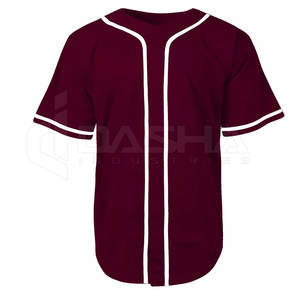 Vente en gros 2024 Maillot de baseball sans manches pour hommes Design unique avec sublimation complète des boutons et broderie personnalisée du nom de l'équipe Pas cher - Product Image 1
