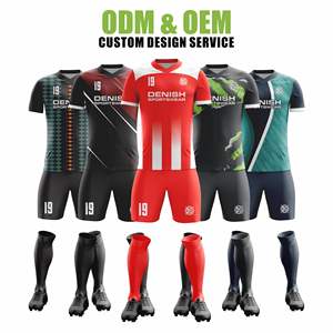 Kit de maillot de football sublimé en polyester respirant à séchage rapide personnalisé de haute qualité uniformes de football pour les clubs d'équipe - Product Image 3