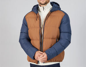 Doudoune hommes bulle vestes et manteaux 2026 gros hiver pour hommes support décontracté tricoté veste pour hommes - Product Image 1
