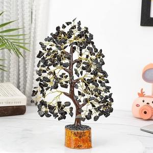 Árbol de Cristal de Turmalina Negra Natural Hecho a Mano al por Mayor, Hada del Feng Shui, Ágata, Energía Positiva, Prosperidad, Decoración, Piedra Preciosa, Regalo - Product Image 2