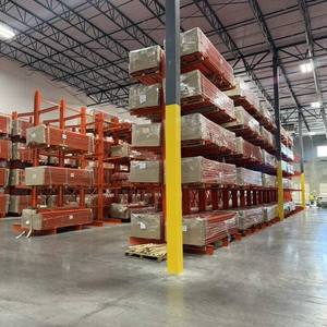 Vietnam Manufacturer Competitive Price Made of Steel Single Base Arm Powder Coating Cantilever Racking For Warehouse Stock - Product Image 6