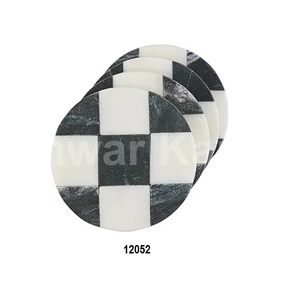 Juego de 4 Posavasos de Cobre Puro 100% Hechos a Mano, Ecológicos, de 5 mm de Grosor, con Acabado Martillado, en Oferta - Product Image 5