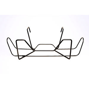 Support de plante en fil métallique noir fixe pour balcon, 60 cm, Fantasy - Product Image 1