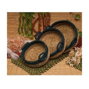 ตะกร้าสานมือหญ้าซาบีที่มีรูปลักษณ์หรูหราแบบชนบทสำหรับการจัดเก็บและเป็นมิตรกับสิ่งแวดล้อมพื้นที่ในบ้านที่ทันสมัยและยั่งยืน - Product Image 5