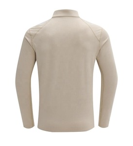 Camisa ecuestre de manga larga ecuestre de alta elasticidad cálida de fabricantes de ropa ecuestre de invierno con logotipo personalizado para hombre - Product Image 4