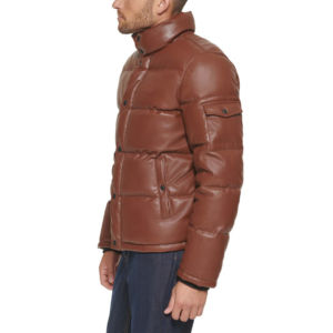 Veste bouffante personnalisée de haute qualité pour hommes Manteau d'hiver multicolore brillant à la mode Veste bouffante en tissu du fabricant direct pour hommes - Product Image 6