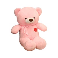 Ours en peluche personnalisé avec nœud en ruban, ours en peluche en gros, ours en peluche personnalisés