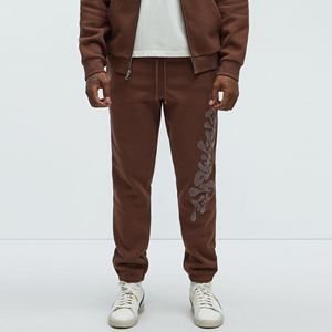 กางเกงวิ่งผ้าฟลีซลำลองสำหรับบุรุษผ้าลินินผ้าฝ้าย100% ผ้าแคนวาสแบบวินเทจ - Product Image 5