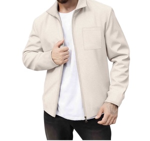 Custom Design and Color Casual Men's Varsity <b>Jacket</b> Quick Dry Breathable <b>Waterproof</b> Embroidery Stand Collar Zipper - Product Image 1