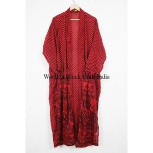 Vintage <b>Silk</b> Sari <b>Kimono</b> Hot Beach Wear Women Floral Printed <b>Kimono</b> Robe Sexy <b>Silk</b> Robes Summer Dress Nightwear Bathrobe - Product Image 4