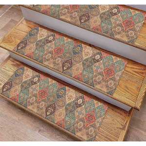 Alfombra con Estampado Étnico: Diseño Azteca Moderno para Decoración del Hogar, Alfombra Delgada No Tejida - Product Image 1