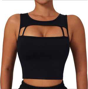 Soutien-gorge de sport sans couture à fort impact pour femmes Séchage rapide évacuation de l'humidité Gym Compression Wear Yoga Set - Product Image 1