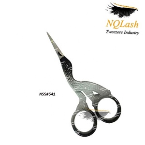 Top Qualité 90 Degré Or Rose Diamant Grip Extension de Cils Pincettes Argent Bout Pointu Personnalisé Logo Faux Extension NQLASH - Product Image 2