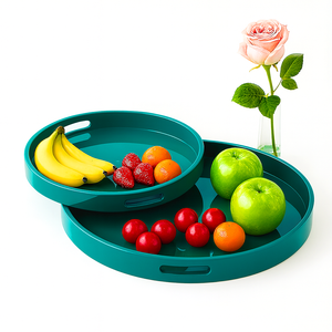 Bandeja Decorativa de Lacado Artesanal Ecológica Hecha a Mano por Fabricantes de Vietnam, Artesanía de Alta Calidad Personalizada, Artesanías Vietnamitas - Product Image 1