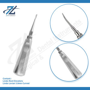 Lindo Levien Elevador 3mm Elevador de raíz Alemán de alta calidad de acero inoxidable Elevadores de extracción dental Fabricante Pakistán - Product Image 3