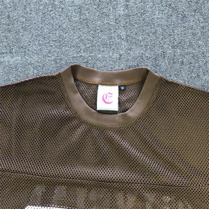 เสื้อและเสื้อท่อนบนสำหรับผู้ชายเสื้อกีฬาอเมริกันฟุตบอลแบบตาข่าย - Product Image 2