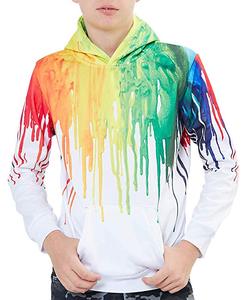 Unisex <b>White</b> Hoodies 100% Polyester <b>Hoodie</b> 3d Printed Fully Sublimated Custom Design - Product Image 1
