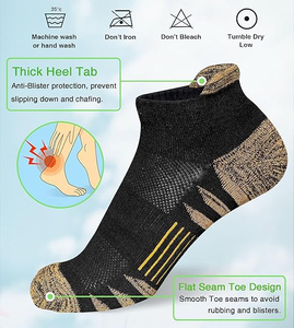 Calcetines Deportivos Profesionales para Hombre, Antideslizantes, Transpirables, con Logotipo Personalizado, Tejidos, Cómodos - Product Image 6