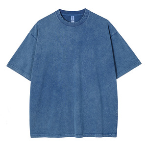 T-shirt de course à pied vintage pour hommes, style hip hop foncé et ample, streetwear lourd, livraison DDP pour hommes, vente en gros - Product Image 4