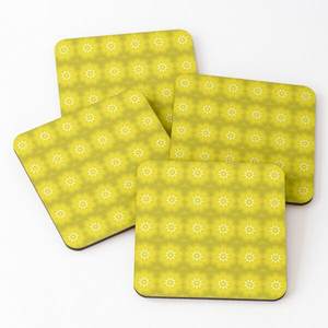 Sous-verre de service à thé imprimé en bois 4 pièces tapis et tampons sous-verres napperon vente entière vente chaude maison et cuisine - Product Image 3