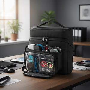 Borsa Organizer per Gadget Personalizzata Black Tech 2 GO, Borsa Multiuso per Conservazione - Product Image 3