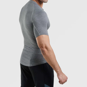 Custom Mens Gym Clothing Quick Dry <b>Under</b> Base <b>Layer</b> Compression Sports Tops Gym T Shirt Compression Wears - Product Image 3