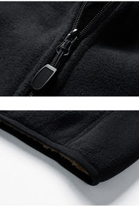 Custom Reversible Windproof <b>Men's</b> <b>Waistcoat</b> Breathable Polyester Fleece Vest Lightweight Winter Outer Wear - Product Image 5