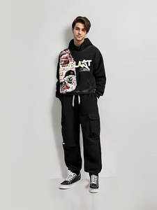 Sudadera con Capucha Extra Grande con Estampado Gráfico, Estilo Vintage, Tendencia 2025 - Product Image 3