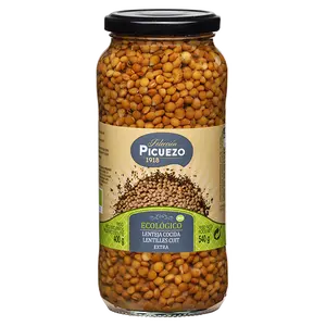 Top Canned Pulses Made In Spanish Extra Quality Ready To Eat Organic Cooked Brown Lentils In Jar For Supermarket And Horeca