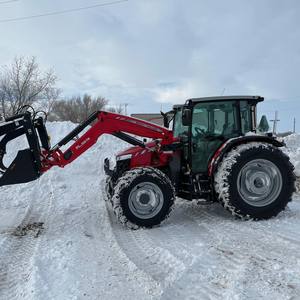 Multifunctional Quality 4710 Massey Ferguson Farm Tractor Loader for Engine 4WD Red Wheel Agricultural <b>Machinery</b> 42 HP Gear - Product Image 1