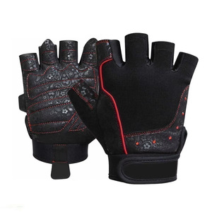 Gants de musculation en gros personnalisés pour hommes et femmes, gants de musculation à demi-doigts, paume antidérapante, soutien pour l'entraînement croisé - Product Image 3