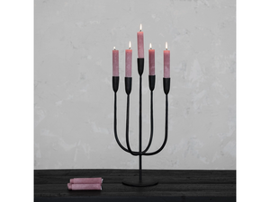 Modern <b>black</b> metal <b>candle</b> holder for minimalist home design <b>candle</b> holder for rustic and natural home decor Handcraft - Product Image 2