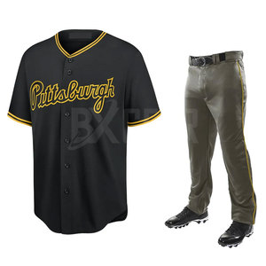 Ensemble d'uniformes de baseball de vêtements de sport avec pantalon en jersey respirant et léger pour les joueurs jeunes et adultes - Product Image 1