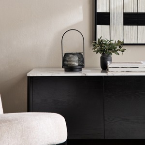 Porte-bougie rond en marbre élégant, blanc, élégant, centre de table, accent décoratif, romantique et festif, décoration d'intérieur - Product Image 5