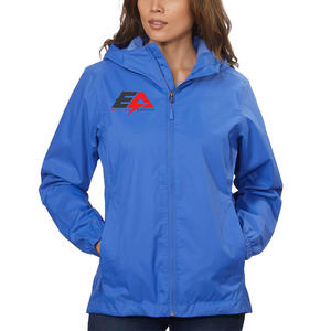 Nouvelle veste de pluie Softshell coupe-vent pour femmes veste décontractée résistante à l'eau paquet de fermeture à glissière personnalisé pour femmes - Product Image 1
