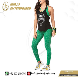 Débardeur d'entraînement en tissu tissé personnalisé pour femmes dos creux sans manches Gym Yoga Sport Style pour printemps Fitness danse Fitness - Product Image 5