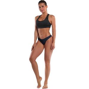 กางเกงในจีสตริงสีดำเอวต่ำงานตามสั่ง100% ผ้าฝ้ายสีดำเอวต่ำ - Product Image 5