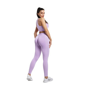 Conjunto de Yoga de alta calidad Impreso Precio asequible Estilo de tendencia Recién llegado Conjunto de yoga para mujeres de etiqueta privada - Product Image 3