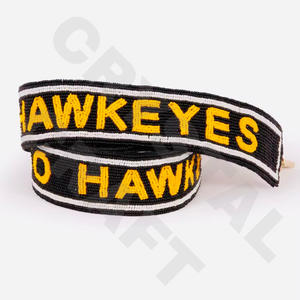 CRYSTAL CRAFT MHS Warris perles de verre sac à main sangle couleur personnalisée Style indien taille personnalisée sac sangle accessoires accepter personnalisé - Product Image 6