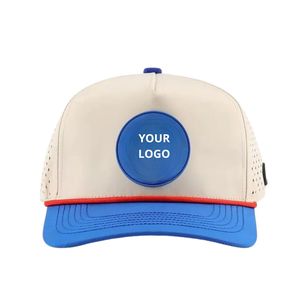 Gorras de Golf de Dos Tonos con Logotipo Personalizado Interior y Exterior y Orificios Cortados con Láser para Eventos Deportivos, Venta al Por Mayor - Product Image 3